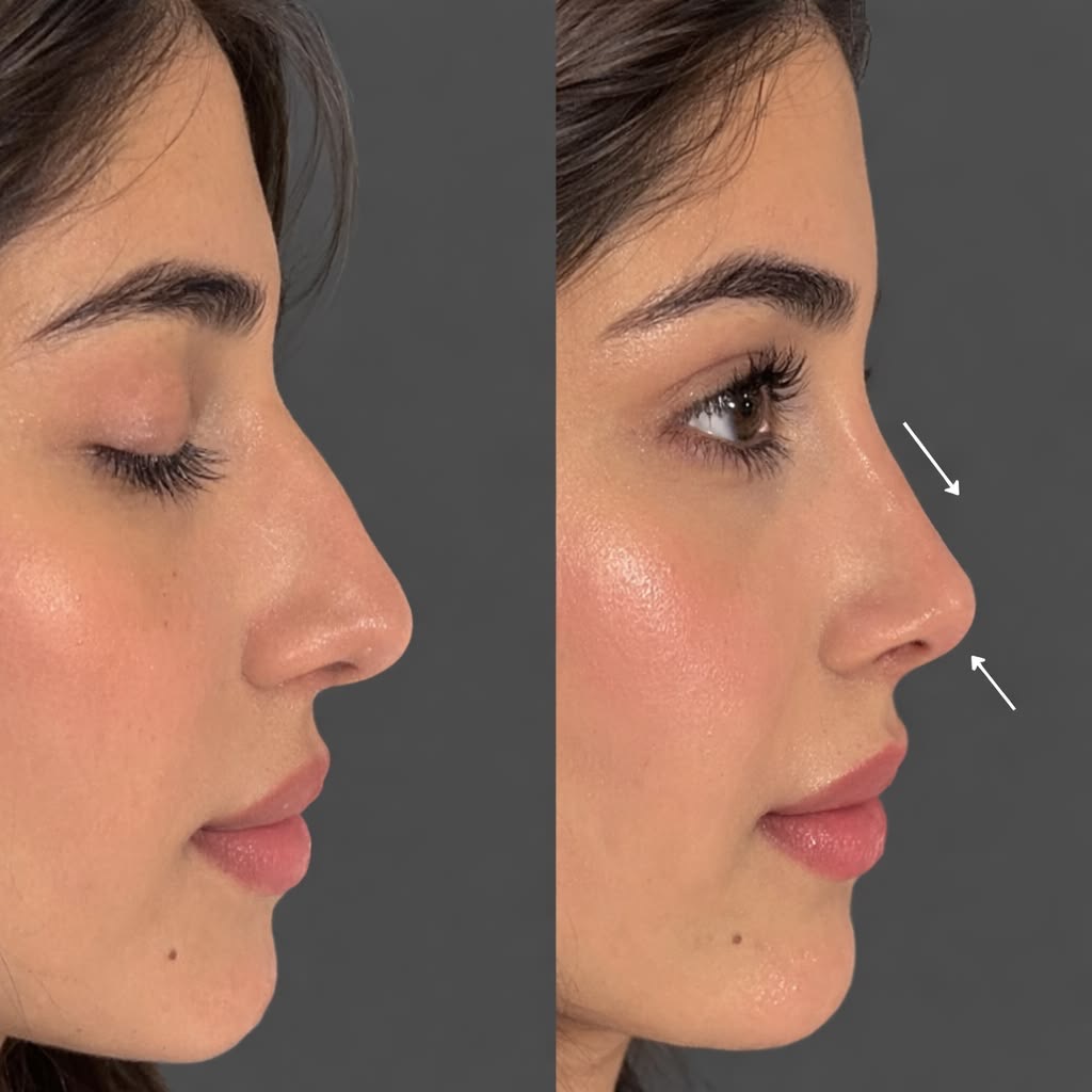 Botox për ngritjen e majës së hundës